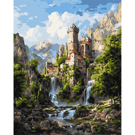 Картина по номерам "Тайны скал" 40х50см