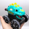 Инерционная машинка "DinoCar: Press&Go" (КРАСНАЯ)