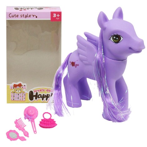 Игровой набор "Пони с аксессуарами", фиолетовый