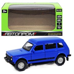 Машинка металлическая "АВТОПРОМ: ВАЗ 2131 Нива", синяя