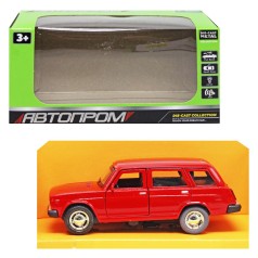 Машинка металлическая "АВТОПРОМ: ВАЗ", красная