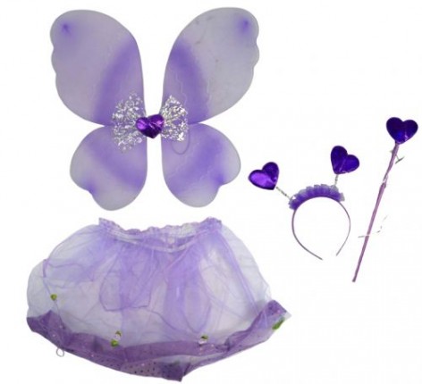 Карнавальный костюм "Бабочка с бантиком" (фиолетовый)
