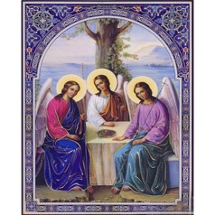 Набір для творчості алмазна картина Свята Трійця Strateg розміром 40х50 см кв (SK86012)