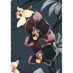 Картина по номерам "Узорные орхидеи" 28x40 см