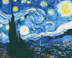 Картина по номерам Звездная ночь (40x50) (RB-0381)