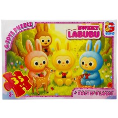 Пазлы из серии "Веселые Лабубу", 35 эл.