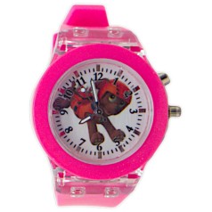 Годинник аналоговий, малиновий