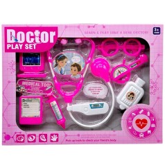 Набор врача в коробке (Розовый)