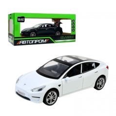 МАШИНА 1:24 Tesla model 3 (БЕЛАЯ)