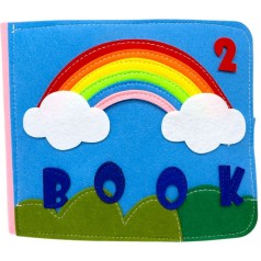 Мягкая книга-бизиборд (фетр, элементы на липучках, сюжетные игры)