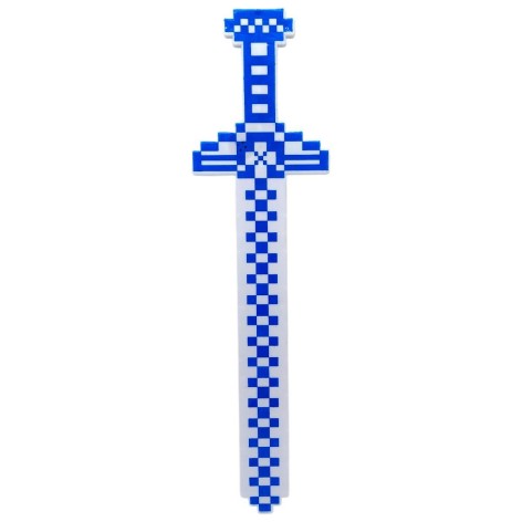 МЕЧ МАЙНКРАФТ/MINECRAFT, СВЕТИТСЯ (БЕЛЫЙ)