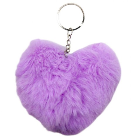 МЯГКИЙ БРЕЛОК "СЕРДЦЕ" (СИРЕНЕВЫЙ)