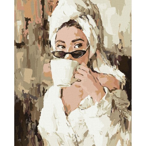 Картина за номерами "Ранок з кавою"