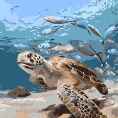 Картина по номерам "Подводный мир" ★★★