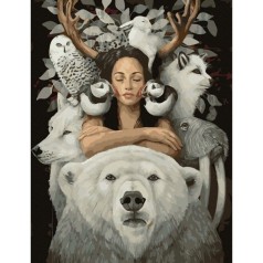 Картина по номерам "Арктическая королева"