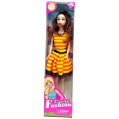 Кукла серии "Fashion Girl" (ЖЕЛТАЯ ПОЛОСКА)