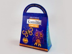Набор для творчества "Komilfo: Бисерный брелок Сова"