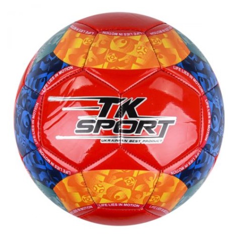 М'яч футбольний "TK Sport", червоний