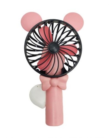 Ручний вентилятор "Mickey Mouse" (рожевий)