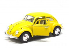 Машинка KINSMART "Volkswagen Beetle", матовая (желтая)