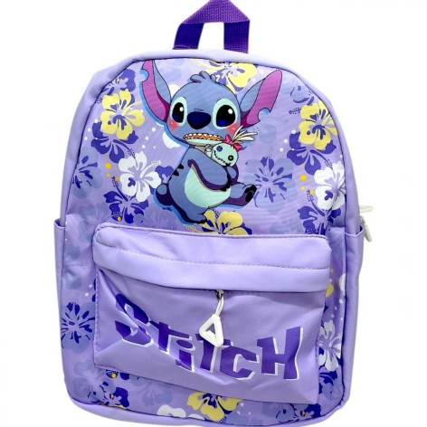Рюкзак детский "Stitch/Стич" 34х12х26 см (СИРЕНЕВЫЙ)