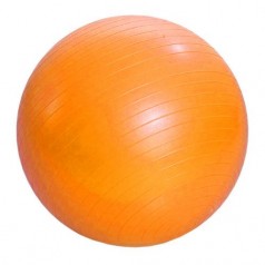 Мяч резиновый для фитнеса , 55 см (оранжевый)