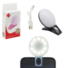 Селфи лампа на смартфон Mini Q (черная)