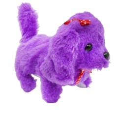 Игрушка "Собачка с бантиком", фиолетовый