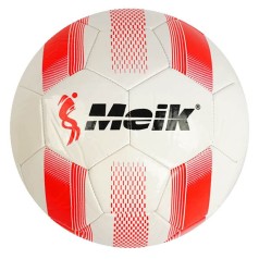 Мяч футбольный №5 лакированный "Meik", белый