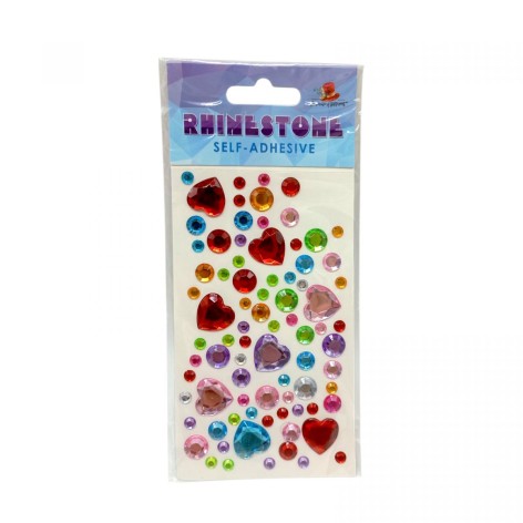 Стразы самоклеящиеся, 13*7,5см