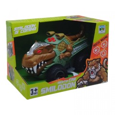 Джип- динозавр коричневий вид 2