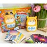 Кардридер "Жирафа Всезнайко" английский Монтессори WToys, озвучено УКРАИНСКОЙ, 122 карты, 244 изображения, 18 тем для обучения, сказки, песни, стишки, в коробке