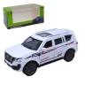 Машинка металлическая Автопром Nissan внедорожник (белый)