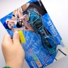 Очки для плавания на планшете 21x14х5 см YG Toys (ФИОЛЕТОВЫЙ)