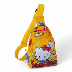 Сумочка-рюкзак 22 см аніме Hello Kitty жовтий