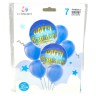 Кулі повітряні набір-святковий "Happy birthday" 7шт. = 2шт * 45см + 5шт * 30см (36112)