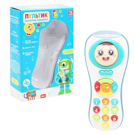 Музыкальная игрушка "Пультик" (укр), бирюзовый