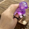 Антистресс, жвачка-тянучка "Собачка" 10 см (оранжевый)