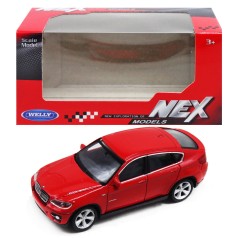 Машина металл 1:43 BMW X6 красная