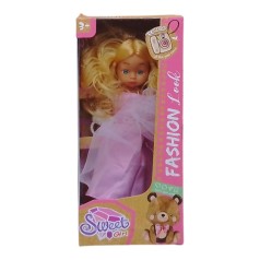 Лялька Sweet Girl 20 см (рожева сукня)