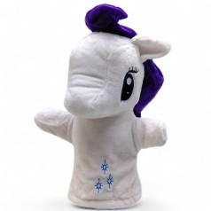 Мягкая игрушка-перчатка "Пони" (белая)