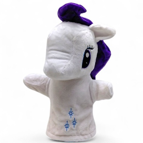 Мягкая игрушка-перчатка "Пони" (белая)