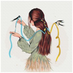 Картина по номерам "Полет свободы © Alla Berezovska" ★★★