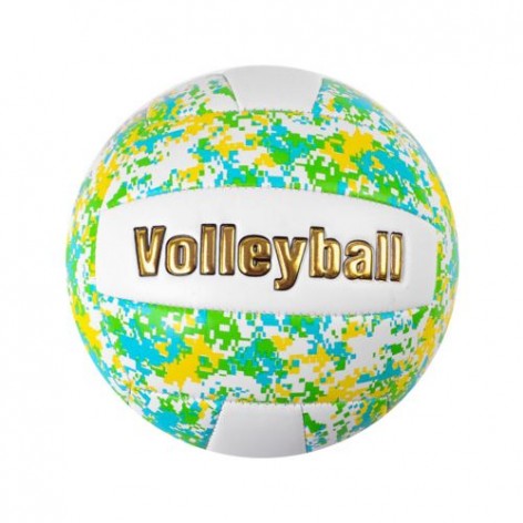 Мяч волейбольный "TK Sport", бело-зеленый