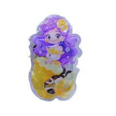 Набір резинок для волосся (безшовні) м.14  жовтий