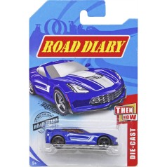 Машинка металлическая "Road Diary" (синяя)