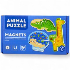 Пазли магнітні "Тваринки" (англ) в коробці