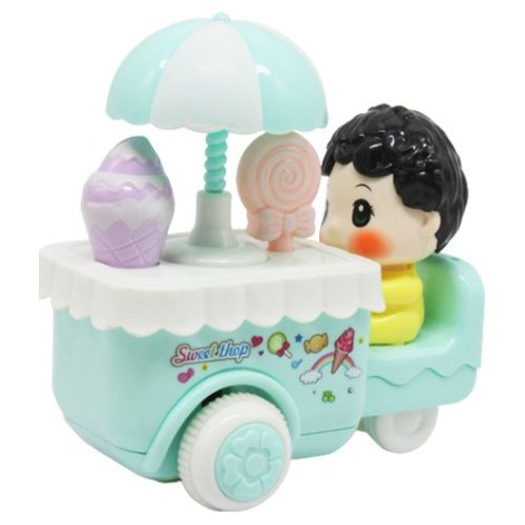 Інерційна іграшка "Візка з морозивом", бірюзова