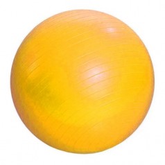 Мяч резиновый для фитнеса , 55 см (желтый)