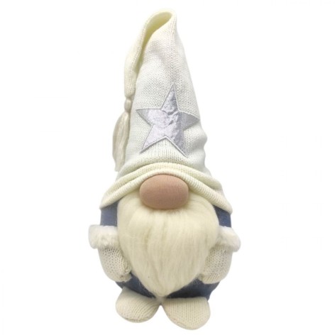 Мʼяка іграшка "Скандинавский гном", Hand Made (висота 28 см), (БІЛИЙ)